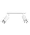 Hiro 2 Hvid/Krom loftslampe - GU10, 230V, uden lyskilde
