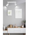 Hiro 2 Hvid/Krom loftslampe - GU10, 230V, uden lyskilde