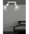 Hiro 2 Hvid/Krom loftslampe - GU10, 230V, uden lyskilde