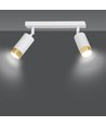 Hiro 2 Hvid/Guld loftslampe - GU10, 230V, uden lyskilde