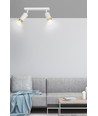 Hiro 2 Hvid/Guld loftslampe - GU10, 230V, uden lyskilde