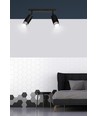 Hiro 2 Sort/Krom loftslampe - GU10, 230V, uden lyskilde