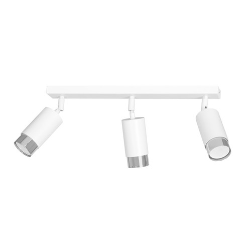 Hiro 3 Hvid/Krom loftslampe - GU10, 230V, uden lyskilde