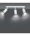 Hiro 3 Hvid/Krom loftslampe - GU10, 230V, uden lyskilde