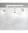 Hiro 3 Hvid/Krom loftslampe - GU10, 230V, uden lyskilde