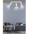 Hiro 3 Hvid/Krom loftslampe - GU10, 230V, uden lyskilde