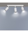 Hiro 3 Hvid/Krom loftslampe - GU10, 230V, uden lyskilde