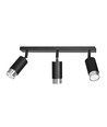 Hiro 3 Sort/Krom loftslampe - GU10, 230V, uden lyskilde