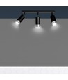 Hiro 3 Sort/Krom loftslampe - GU10, 230V, uden lyskilde