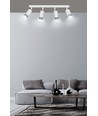 Hiro 4 Hvid/Krom loftslampe - GU10, 230V, uden lyskilde