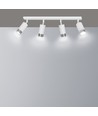 Hiro 4 Hvid/Krom loftslampe - GU10, 230V, uden lyskilde