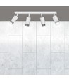 Hiro 4 Hvid/Krom loftslampe - GU10, 230V, uden lyskilde