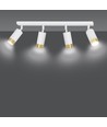 Hiro 4 Hvid/Guld loftslampe - GU10, 230V, uden lyskilde