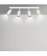 Hiro 4 Hvid/Guld loftslampe - GU10, 230V, uden lyskilde