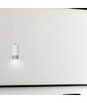 Fumiko 1 Hvid/Krom pendellampe - GU10, 230V, uden lyskilde