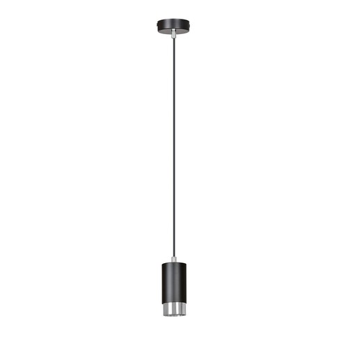 Fumiko 1 Sort/Krom pendellampe - GU10, 230V, uden lyskilde