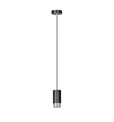 Fumiko 1 Sort/Krom pendellampe - GU10, 230V, uden lyskilde