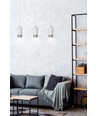 Fumiko 3 Hvid/Krom pendellampe - GU10, 230V, uden lyskilde
