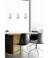 Fumiko 3 Hvid/Krom pendellampe - GU10, 230V, uden lyskilde