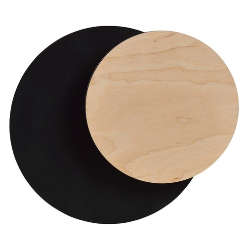 Circle 1A Sort væglampe - G9, 230V, uden lyskilde