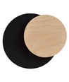 Circle 1A Sort væglampe - G9, 230V, uden lyskilde