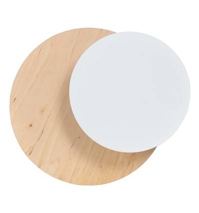 Circle 1B Hvid væglampe - G9, 230V, uden lyskilde