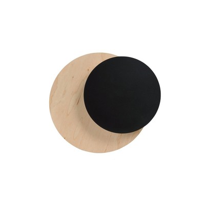 Circle 1B Sort væglampe - G9, 230V, uden lyskilde