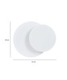 Circle 1C Hvid væglampe - G9, 230V, uden lyskilde