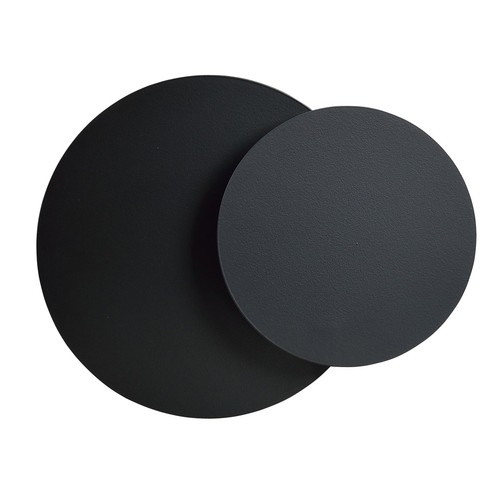 Circle 1C Sort væglampe - G9, 230V, uden lyskilde