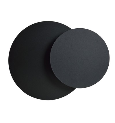 Circle 1C Sort væglampe - G9, 230V, uden lyskilde