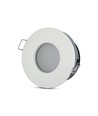 GU10/MR16 Downlight - Uden lyskilde, IP54 med gummiforsegling, Hul: Ø7,5 cm, Mål: Ø8,4 cm