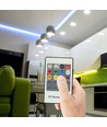 RGB LED controller med 20-knaps RF fjernbetjening - 12V/24V, 3 kanaler, IP20, til RGB strips