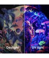 UV 395nm LED projektør - Sort, ultraviolet, 10W, IP65, 230V