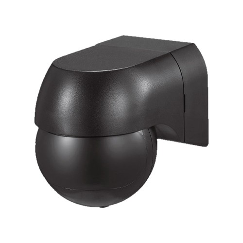 PIR Vægsensor - Fuldsort IP44 (Maks: 400W LED).