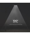 V-Tac 100W LED gadelampe - Samsung chip, Ø60mm, IP65, 4000K