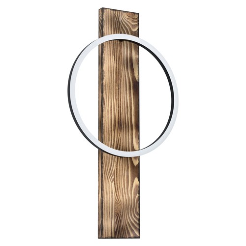 Outlet: EGLO Boyal LED Væglampe 12W 1700Lm i Brændt Træ