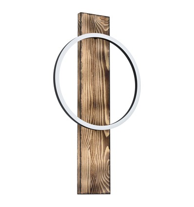 Outlet: EGLO Boyal LED Væglampe 12W 1700Lm i Brændt Træ