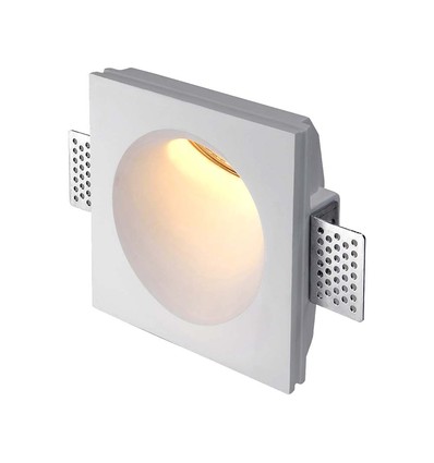 GU10 - Lampe, Runde, Hvid