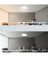 39W CCT loftlampe med RGBIC backlight - Ø30cm, Tuya, inkl. fjernbetjening