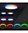 39W CCT loftlampe med RGBIC backlight - Ø30cm, Tuya, inkl. fjernbetjening