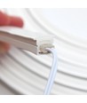 10m AnyCut Neon Flex 10x10 Varm hvid LED strip - 10W/m, 24V, Ingen klippeafstand