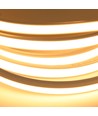 10m AnyCut Neon Flex 10x10 Varm hvid LED strip - 10W/m, 24V, Ingen klippeafstand