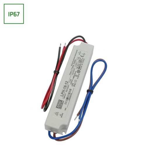 LPV-35-12 LED Strømforsyning - IP67, 12V, 3A