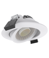 LEDlife Dim2Warm+CCT 7W, hvid indbygningsspot - Hul: Ø6,8 cm, Mål: Ø8,3 cm, RA96, hvid kant, dæmpbar, 230V