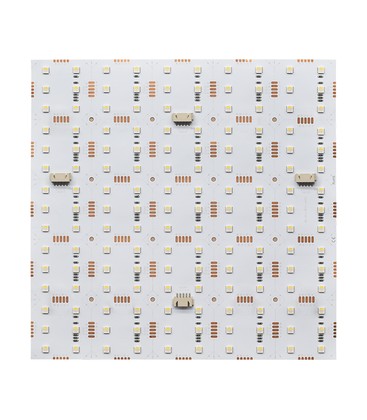 25x 25 foldbar 17,5W RGB+CW LED ark RA95 - 24V DC, IP20
