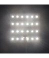 25x 25 foldbar 17,5W RGB+CW LED ark RA95 - 24V DC, IP20