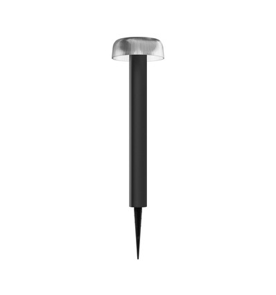 2,5W SOLARA FUNGI LED havelampe, 3,7V - 200lm, IP44, 2700K, genopladelig, sort