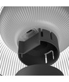 2,5W SOLARA FUNGI LED havelampe, 3,7V - 200lm, IP44, 2700K, genopladelig, sort