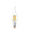 C35 LED-pære 6W E14 - kultråd flamme neutral hvid, 230V, 806lm