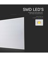 V-Tac 60x60 PHILIPS driver LED panel - 40W, 120lm/W, 5 års garanti, hvid kant